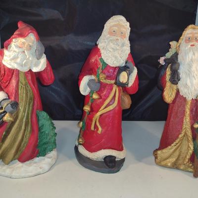 Collection of Santa Figurines (Set #2)