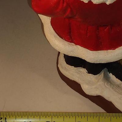 Santa with Elves and Tree Figurine - Approx 12 3/4" Tall