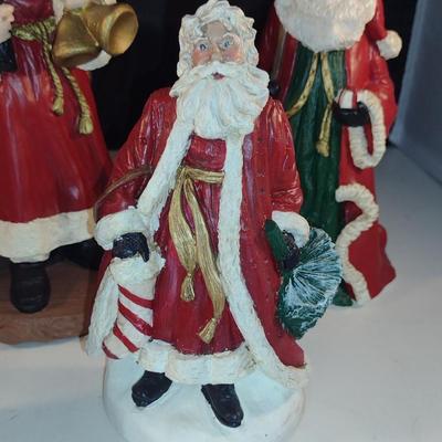 Collection of Santa Figurines (Set #4)