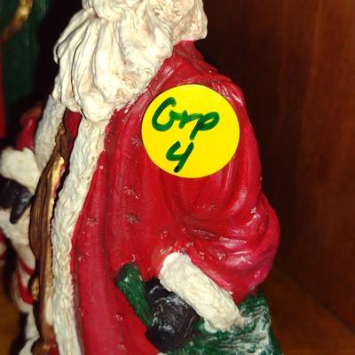 Collection of Santa Figurines (Set #4)