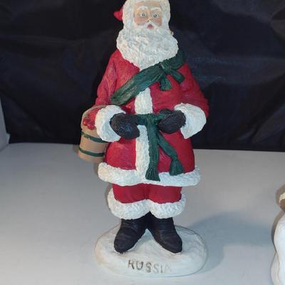 Collection of Santa Figurines (Set #7)