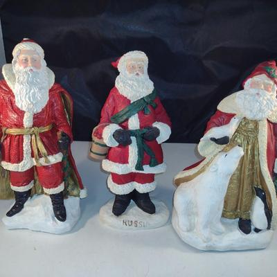 Collection of Santa Figurines (Set #7)