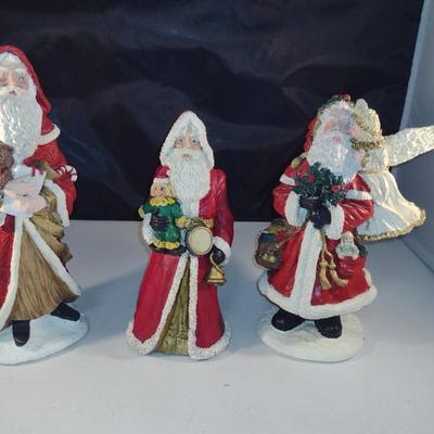 Collection of Santa Figurines (Set #8)