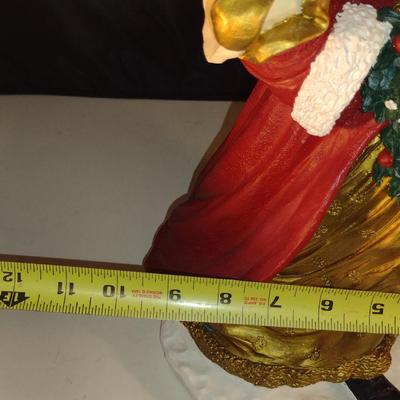 Santa with Angels Figurine- Approx 15" Tall