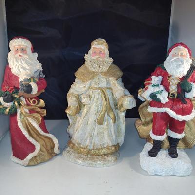 Collection of Santa Figurines (Set #9)