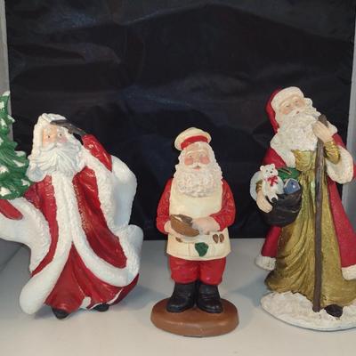 Collection of Santa Figurines (Set #13)