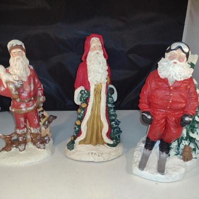 Collection of Santa Figurines (Set #14)