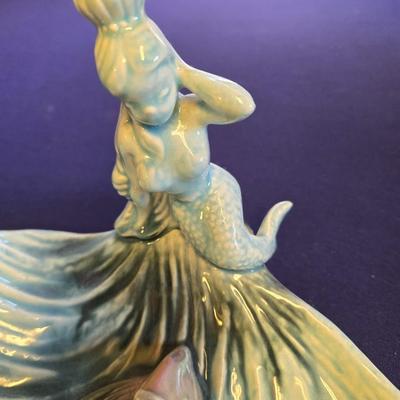 Vintage Hull Mermaid & Shell Ashtray