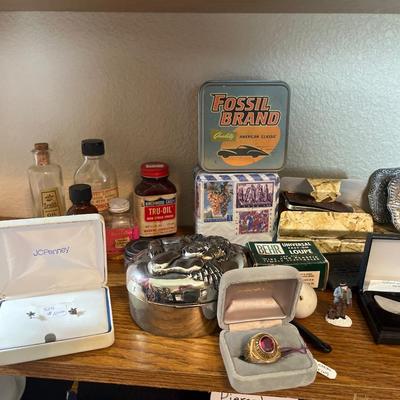 Stain Glass, Jewelry, Belts & Buckles & Misc