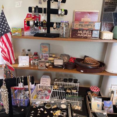 Stain Glass, Jewelry, Belts & Buckles & Misc