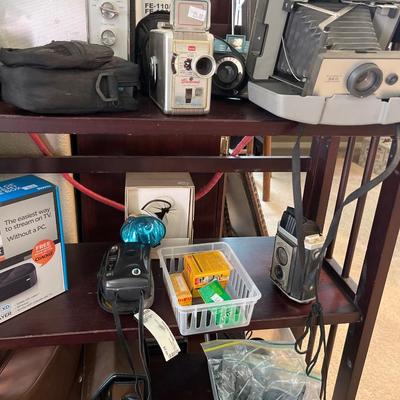 Cameras, Radios, TVs, film