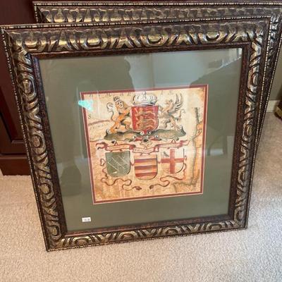 Bookshelf, figurines, and pictures