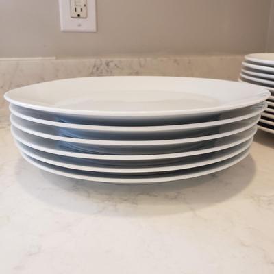 White Ikea and Gibson Dishes (K-KD)