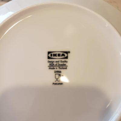 White Ikea and Gibson Dishes (K-KD)