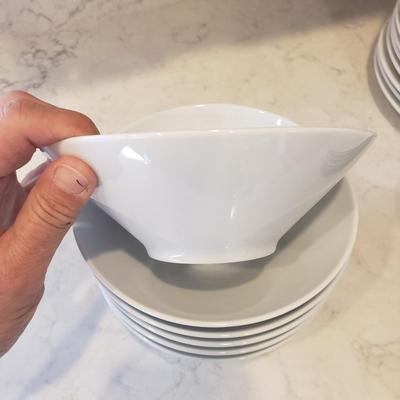 White Ikea and Gibson Dishes (K-KD)