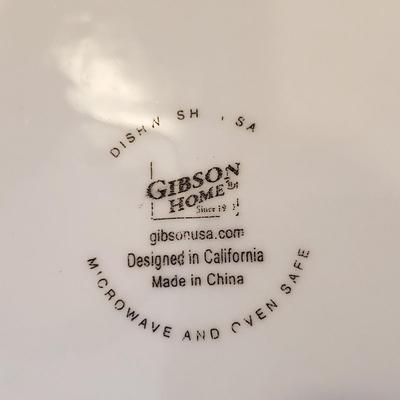 White Ikea and Gibson Dishes (K-KD)