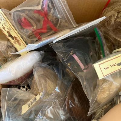 Doll parts and hair