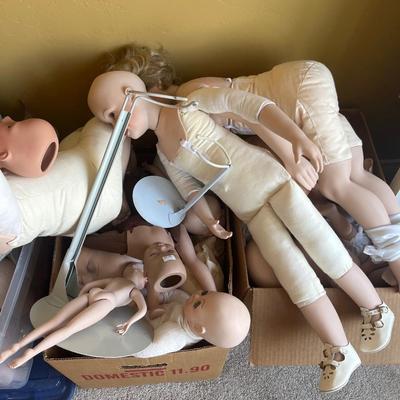 Doll parts and hair