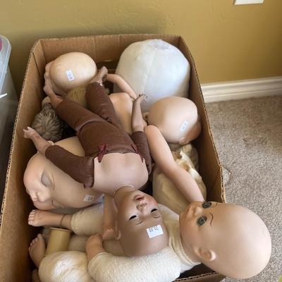 Doll parts and hair