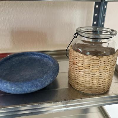 MISCELLANEOUS GLASS POTS AND MORE