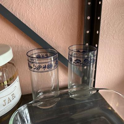 COOKIE & CRACKER JARS, PYREX GLASS BAKING DISH, GLASS BOWLS AND MORE