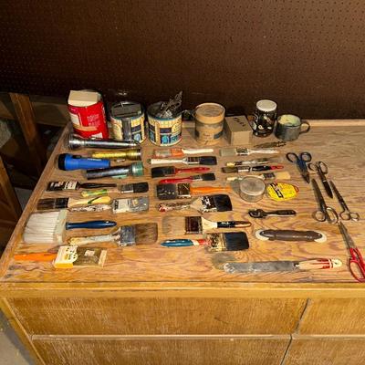 PAINTBRUSHES, HARDWARE AND MORE