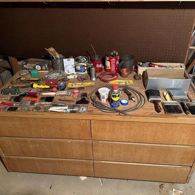 MISCELLANEOUS HARDWARE, PAINTBRUSHES AND MORE
