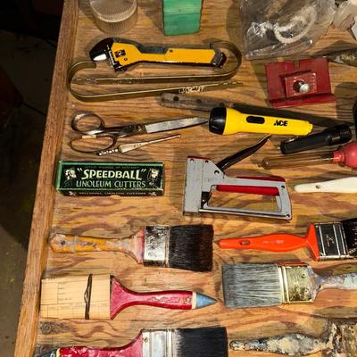 MISCELLANEOUS HARDWARE, PAINTBRUSHES AND MORE