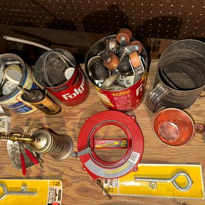 MISCELLANEOUS HARDWARE, PAINTBRUSHES AND MORE