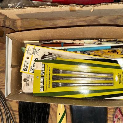 MISCELLANEOUS HARDWARE, PAINTBRUSHES AND MORE