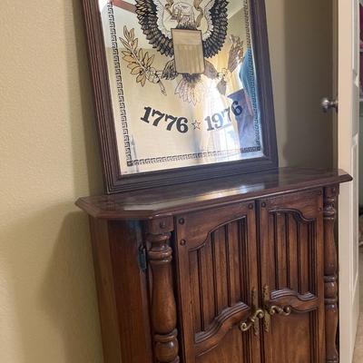 Entry Table & 1776-1976 Mirror