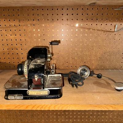VINTAGE - THE PEERLESS CHECK WRITER AND SWITCHBOARD OPERATORS HEADSET