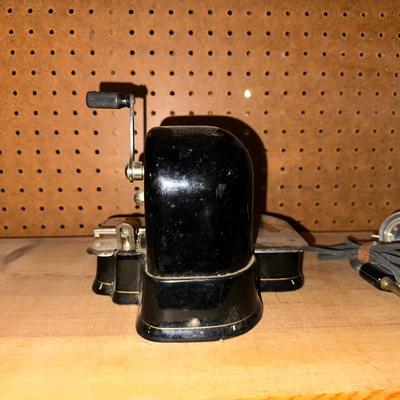 VINTAGE - THE PEERLESS CHECK WRITER AND SWITCHBOARD OPERATORS HEADSET