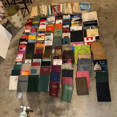 LARGE LOT OF VINTAGE BOOKS