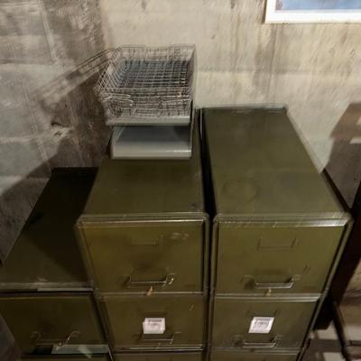 VINTAGE FILING CABINETS