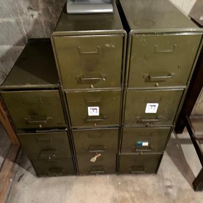 VINTAGE FILING CABINETS