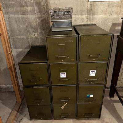 VINTAGE FILING CABINETS
