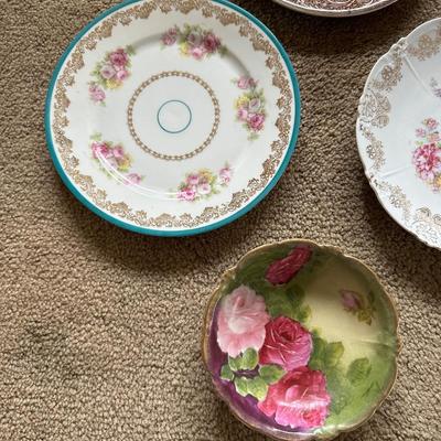 VARIETY OF CHINA PLATES BY RHINE, BAVARIAN CHINA, GERMANY AND AUSTRIA