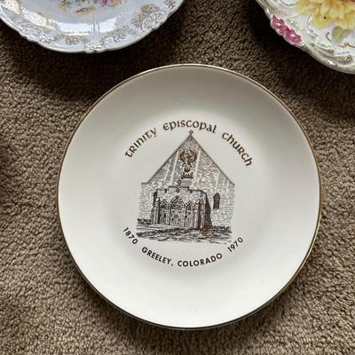 VARIETY OF CHINA PLATES BY RHINE, BAVARIAN CHINA, GERMANY AND AUSTRIA
