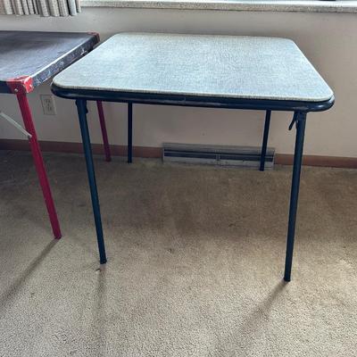 2 CARD TABLES