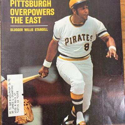 Sports Illustrated Magazine 1971 Willie Stargell Issue