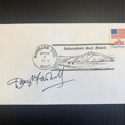 Douglas Fairbanks Jr signed first day cover
