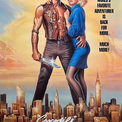 Crocodile Dundee II Original Teaser Movie Poster