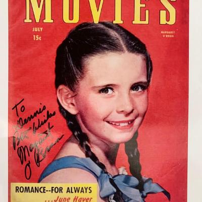 Margaret O'Brien signed photo