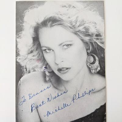 Michelle Phillips signed photo