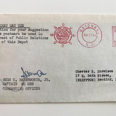 WWII Signed First Day Cover