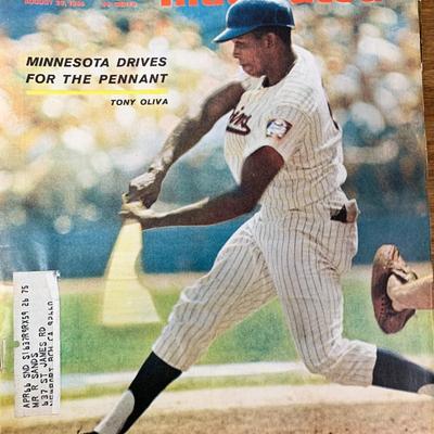 Sports Illustrated Magazine Tony Oliva Issue