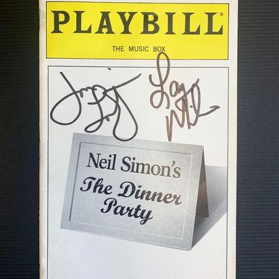 Jon Lovitz and Larry Miller Signed Playbill