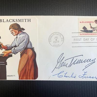 Boxer Charlie Fusari signed first day cover