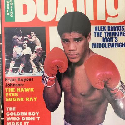 World Boxing Magazine 1982 Alex Ramos Issue